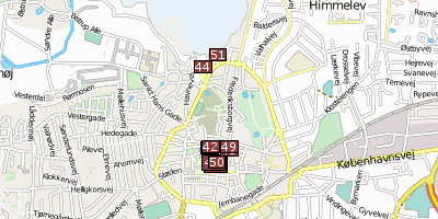 Roskilde Dänemark Stadtplan